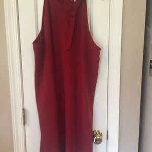 Crimson / maroon dress